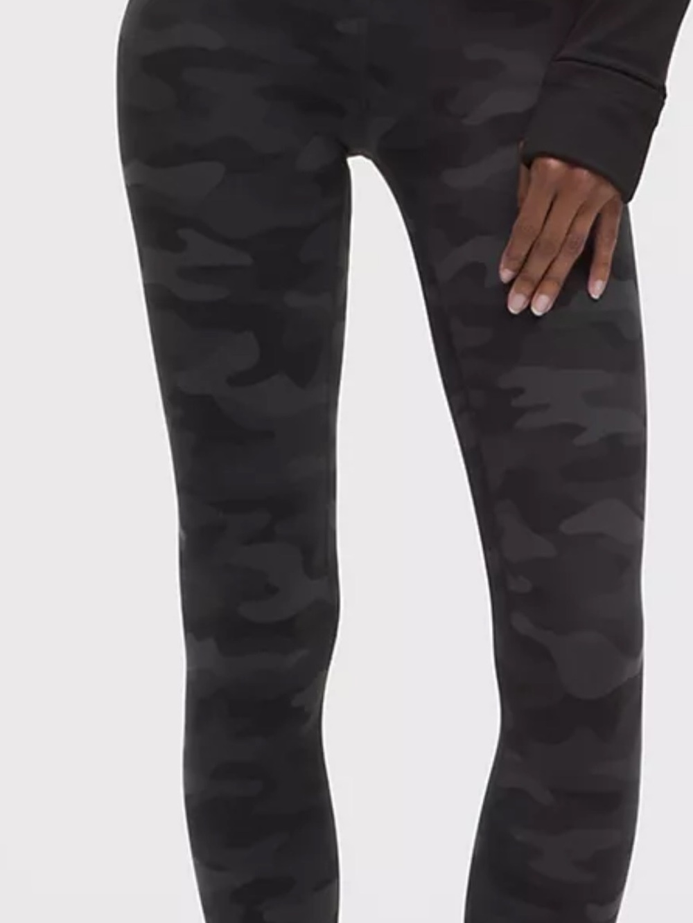 lululemon athletica Black Camo High-Rise Leggings
